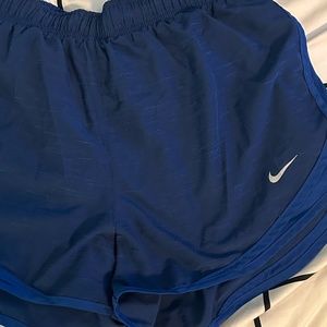 blue nike shorts